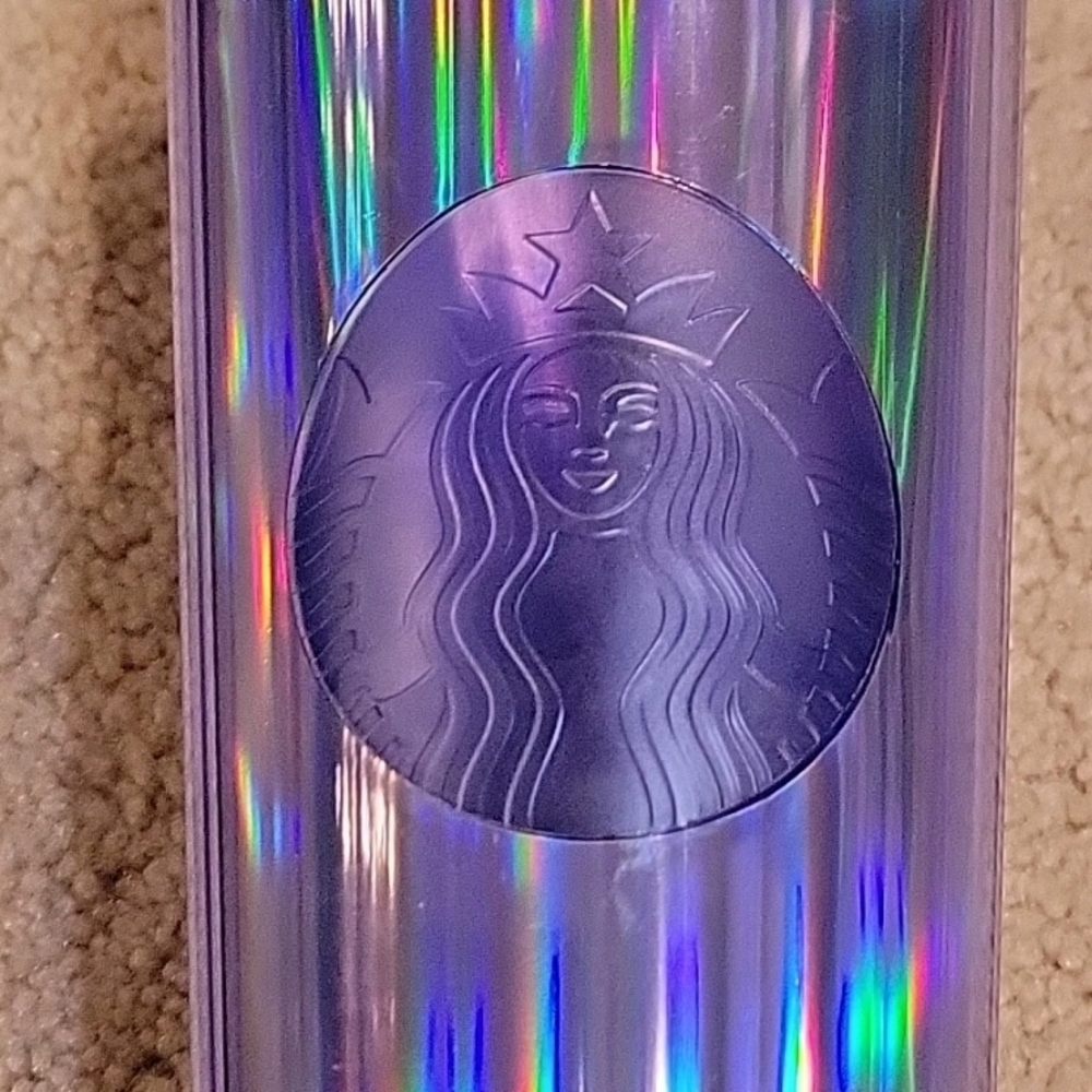 New Starbucks Holographic Purple Tumbler - Picture 6 of 6